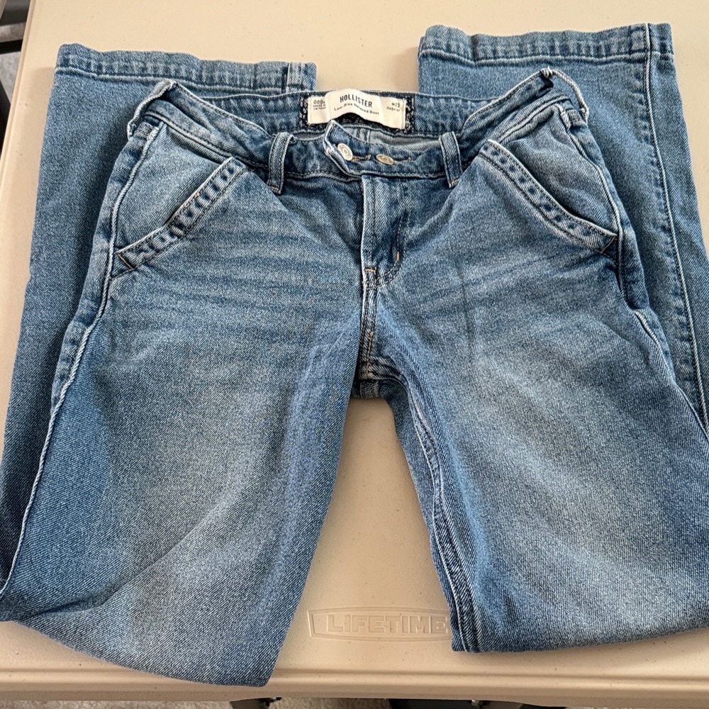 Hollister Classic Blue Straight Leg Jeans